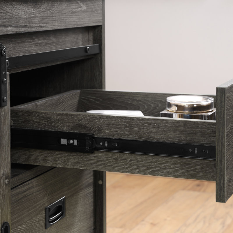 Sand & Stable Jillian 36'' Single Bathroom Vanity with Engineered Stone